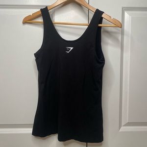 GYMSHARK BLACK TANKTOP